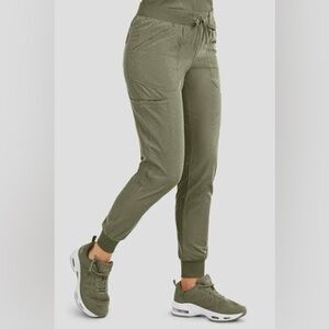 Zavaté Ava Therese Cheetah Jacquard Sheba 6-Pocket Joggers